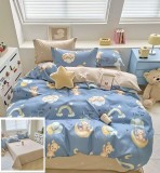 Lenjerie Pat Barbie Sf141, Bumbac, 4 Piese, Fara Elastic, Albastru