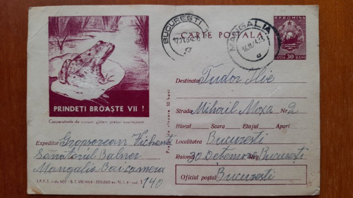 1964-CP circ.-Prindeti broaste vii
