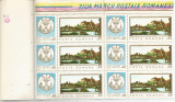 Romania, LP 685/1968, Ziua marcii postale romanesti, bloc de 6 timbre, MNH, Nestampilat