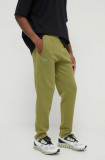 Cumpara ieftin American Vintage pantaloni de trening culoarea verde, neted
