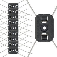 Set cap pentru motocositoare 170 mm, 10 bucati, Red Technic RTPKA0104-GL foto