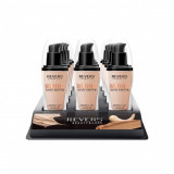 Set 12 bucati Fond de ten matifiant, Nude Skin Matte Perfect, Revers, 30 ml