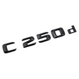Emblema C 250d Negru, pentru spate portbagaj Mercedes, Mercedes-benz