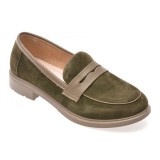Mocasini GRYXX verzi, 37718, din piele intoarsa