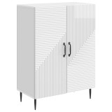 vidaXL Bufet Alb foarte lucios 66 x 34,5 x 89,5 cm Lemn prelucrat 894819