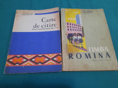 LOT 2 CARTI LIMBA ROMANA : CARTE DE CITIRE, LIMBA ROMANA, CLASA A V-A /1960 foto