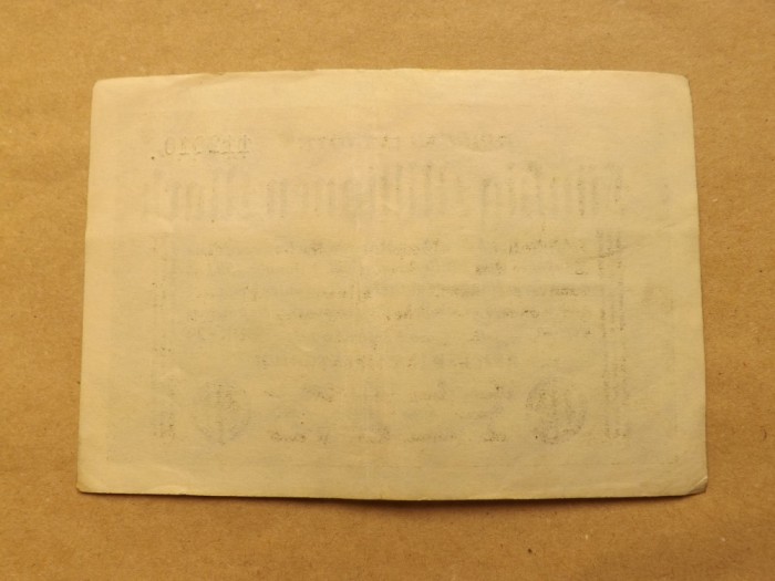 Germania 50 milionen Mark 01.09.1923 - DK 29, Serie 112810