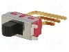 Intrerupator glisant, 2 pozitii, SPDT, ON-ON, SALECOM ELECTRONICS - S3PCBKP
