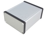 Carcasă aluminiu gri 103x120x53mm