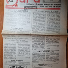 ziarul tara noiembrie 1991-ziar din republica moldova