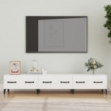Comoda TV, alb, 150x34,5x30 cm, lemn prelucrat GartenMobel Dekor, vidaXL