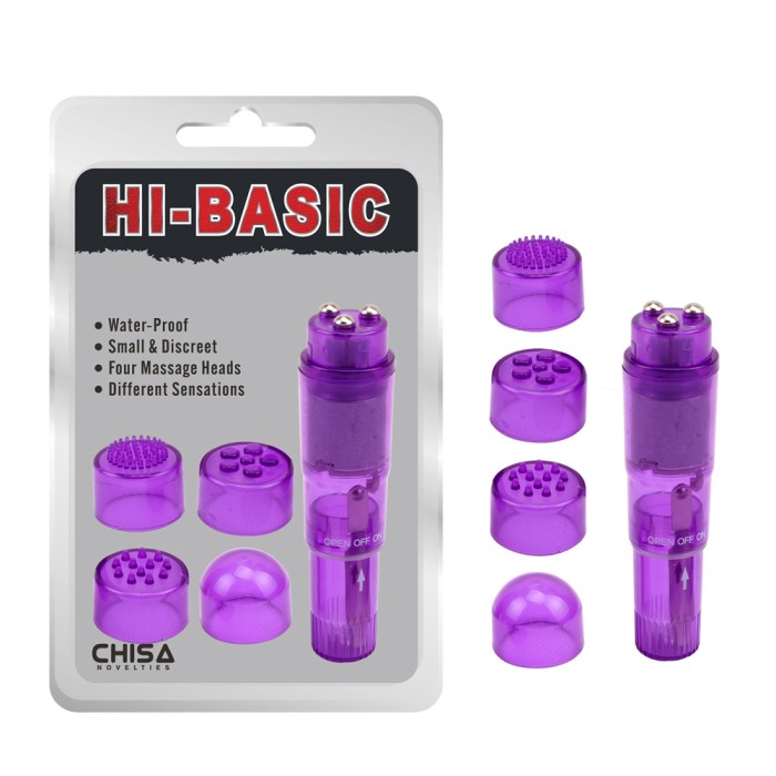 Mini Aparat Masaj Chisa Novelties &quot;Hi Basic&quot; 10 cm - Violet##