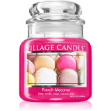 Village Candle French Macaroon lum&acirc;nare parfumată (Glass Lid) 389 g