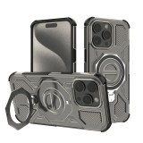 Husa iPhone 15 Pro Asteroid GSM Carbon Shield PRO, fumuriu
