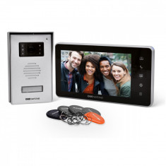 Interfon video cu fir SCS Sentinel VisioKit 7, 5 Ecusoane hands-free pentru acces, Ecran tactil 7 inch foto