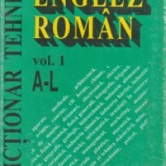 Cornel Cincu - Dicționar tehnic englez - român ( vol. I - A - L )