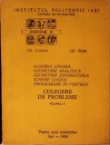 CULEGERE DE PROBLEME VOL.2 ALGEBRA LINIARA, GEOMETRIE ANALITICA, GEOMETRIE DIFERENTIALA, SCHEME LOGICE, PRO-364112