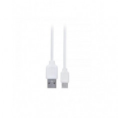 Cablu de date XO-NB36, Fast Charging, USB la Micro USB, 2,1A, 1 m, Alb, Blister
