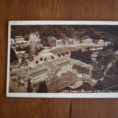 CP Slanic Moldova vedere generala si Hotelul Racovita 1946