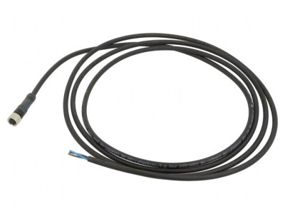 Cablu Conectare M8 PIN 3 Drept 10m 60VAC 4A foto