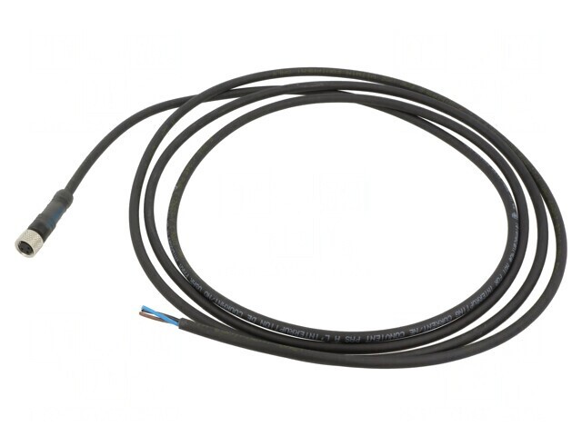 Cablu Conectare M8 PIN 3 Drept 10m 60VAC 4A
