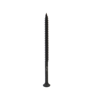 Surub gips carton autofiletant, cap inecat cruce, din otel fosfatat negru, 4.8 x 90 mm foto