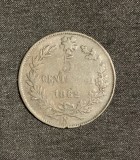 Moneda 5 centesimi 1862 Italia