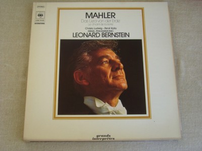 MAHLER - Christa Ludwig / Rene Kollo - Leonard Bernstein - Vinil CBS foto
