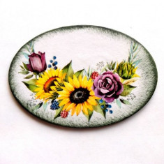 Magnet cu flori de trandafir, lalea, albastrele, floarea soarelui, magnet frigider 40421