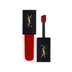 YSL Ruj lichid Tatouage Couture Velvet Cream cu efect mat Tester 212 Rouge Rebel