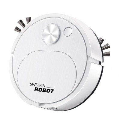 Robot de aspirare automat alb foto