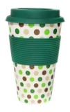 Cană de voiaj - Green Polka - ***
