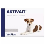 Aktivait Supliment Sistem Nervos C&acirc;ini Talie Mică, 60 tablete, Vetplus