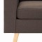 Fotoliu, maro, material textil - 6