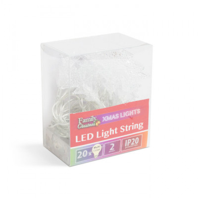 Sir de lumini LED, brazi colorati, 20 LED, 2,3 metri foto