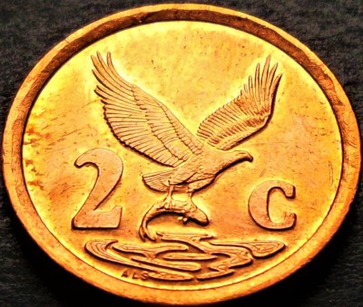 Moneda exotica 2 CENTI - AFRICA de SUD, anul 1998 *cod 5303 = AFURIKA TSHIPEMBE foto