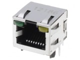 Soclu RJ45 Cat 5 Ecranat cu LED