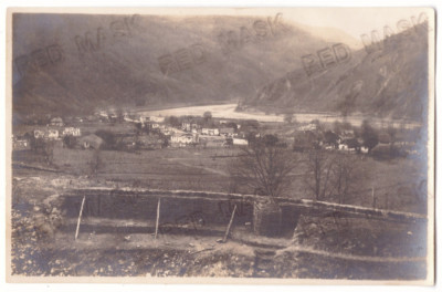 1006 - CAINENI, Valcea, Panorama - old postcard, real Photo ( 14/9 cm ) - unused foto