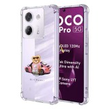 Husa antisoc pentru xiaomi poco m7 pro 5g - airbag tpu, col&Egrave;uri ranforsate - girl power