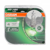 Set 2 Buc Bec Osram H7 12V 55W PX26d Ultra Life 64210ULT-HCB, OSRAM&reg;