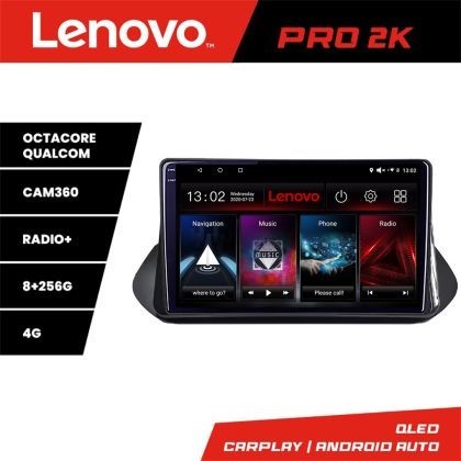 Navigatie Nissan X-trail 2021- Lenovo Qled 2K Octa Core 8+256 360 DSP carplay android auto radio gps internet kit-x-trail-2021+PRO-2K-10-8+256 CarStor