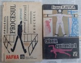 2 vol. Franz Kafka: Procesul (coperta cu ceva pete, cotor un pic deteriorat) + Colonia penitenciara
