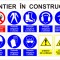 Panou santier in constructii