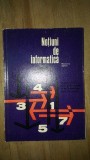 Notiuni de informatica. Manual pentru scoli profesionale, licee industriale, scoli de maistri- Stelian Niculescu