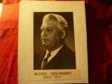 Fotografie Mihail Sadoveanu , pe carton , dim.=26,5 x33,5cm