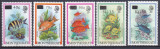 DB1 Fauna Marina Pesti Montserrat 1983 Supratipare 5 v. MNH, Nestampilat