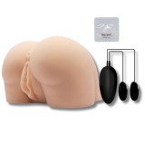 Cumpara ieftin Papusa Sexuala Realista cu Telecomanda, Vibratie Ajustabila, Dublu Canal Texturat, Vagin si Anus, Silicon Medical, Fara BPA, pentru Barbati, Placere s