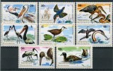 Rwanda 1975 - Păsări de apa, fauna, serie neuzata