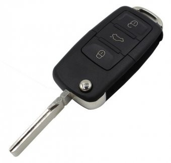 Carcasa cheie briceag Topautochei&reg; pentru Skoda 3 butoane