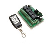 Modul 4 relee / canale cu telecomanda 12v 220v 433mhz